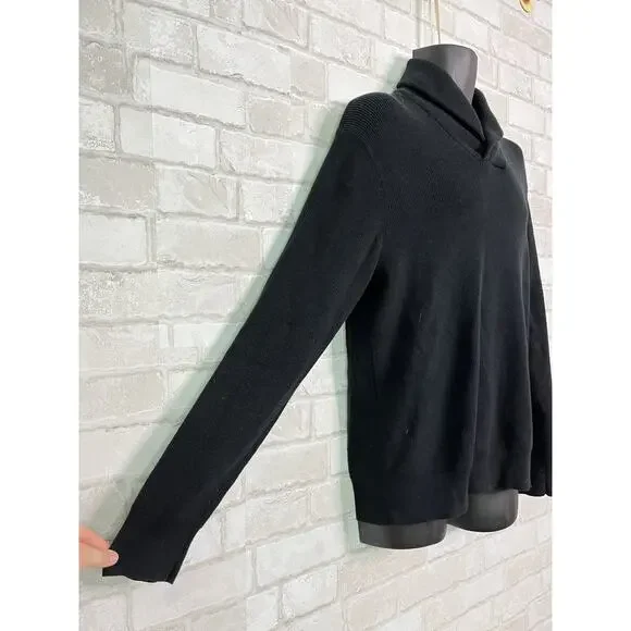 Michael Kors Black V-Neck Sweater - Picture 3 of 6